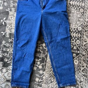 Abercrombie & Fitch Curve Love “The Mom High Rise” Jeans Size 34/18L